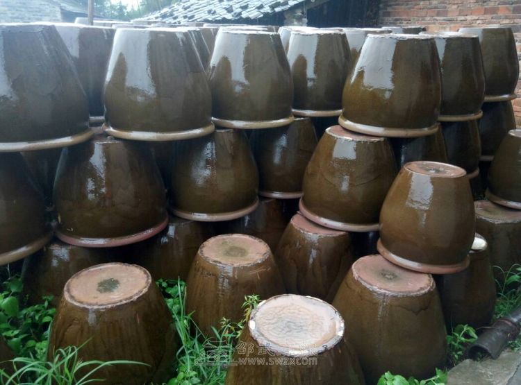 下沙純手工製作實惠大水缸粗陶地缸家用養魚酸菜醃菜發酵缸土陶庭院小